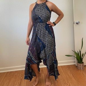 BCBGeneration Graphic Asymmetrical Maxidress XS